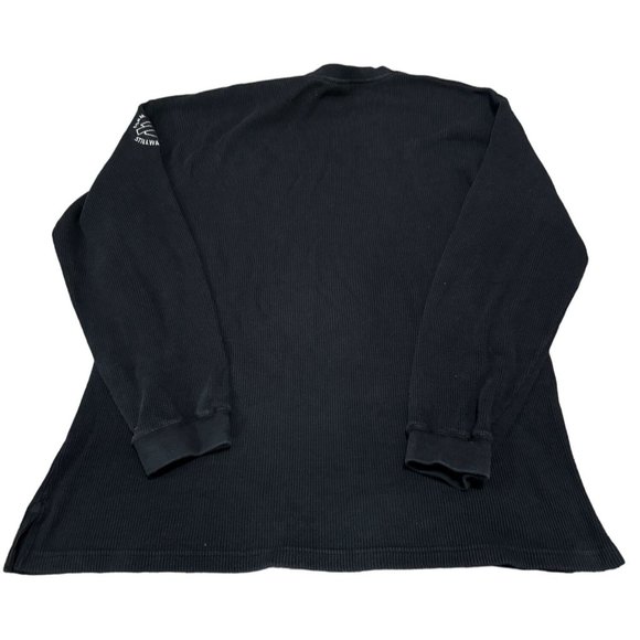 HARLEY DAVIDSON LONG SLEEVE STILLWATER Oklahoma Black‎ Cotton SHIRT Mens XL | E2 - Picture 2 of 7